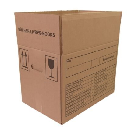 Umzugsboxen Bücherkarton - braun 500x330x360mm